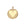 Gold heart coin pendant