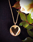 LOVE Hearts Find Me Love Pendant 14k Gold PERSONALIZED