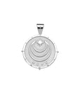 HOPE JW Small Pendant Coin in Silver