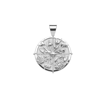 HOPE JW Small Pendant Coin in Silver SALE