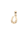 LUCKY Baby Horseshoe Pendant in 10k