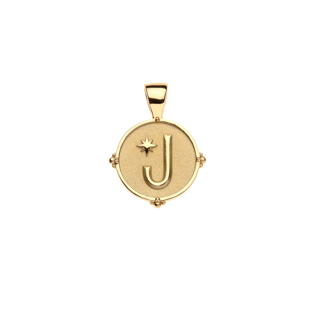 JW Letter Coin Pendant – Jane Win Jewelry