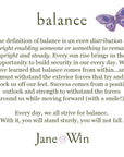 BALANCE JW Original Pendant Coin