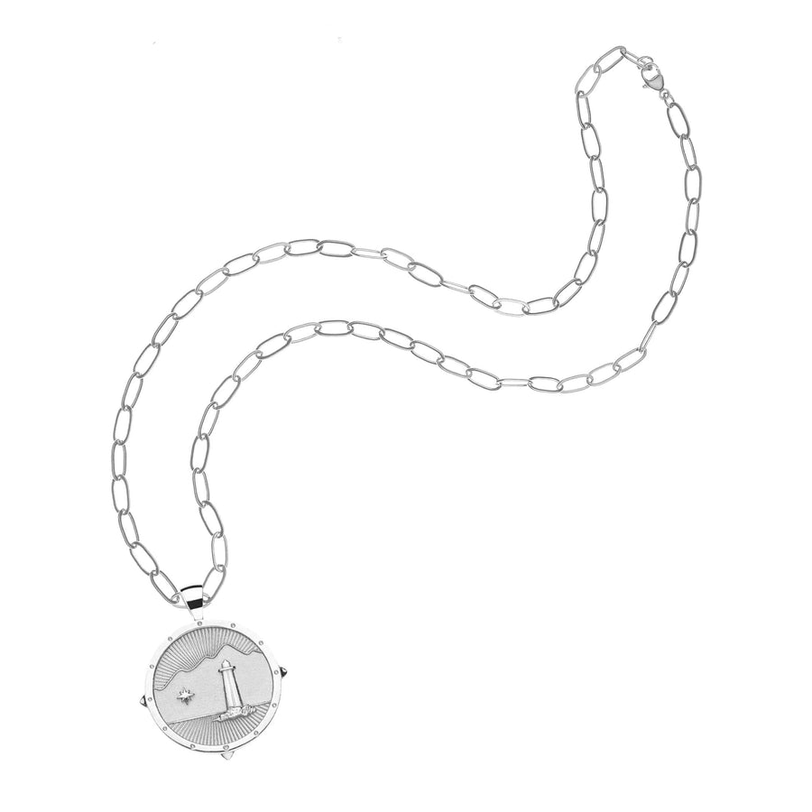 LAKE SUNAPEE JW Original Pendant Coin in Silver
