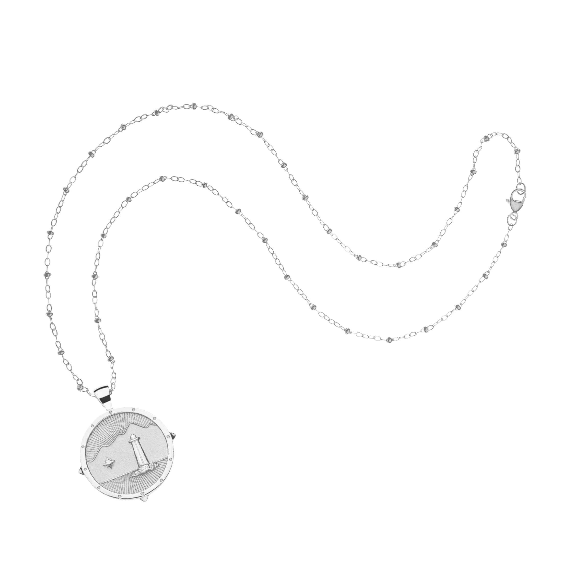 Pendant Coin Necklace Location - LAKE SUNAPEE – Jane Win Jewelry