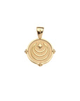 JW Letter Coin Pendant