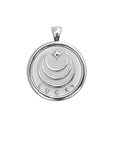 LUCKY JW Original Pendant Coin in Silver