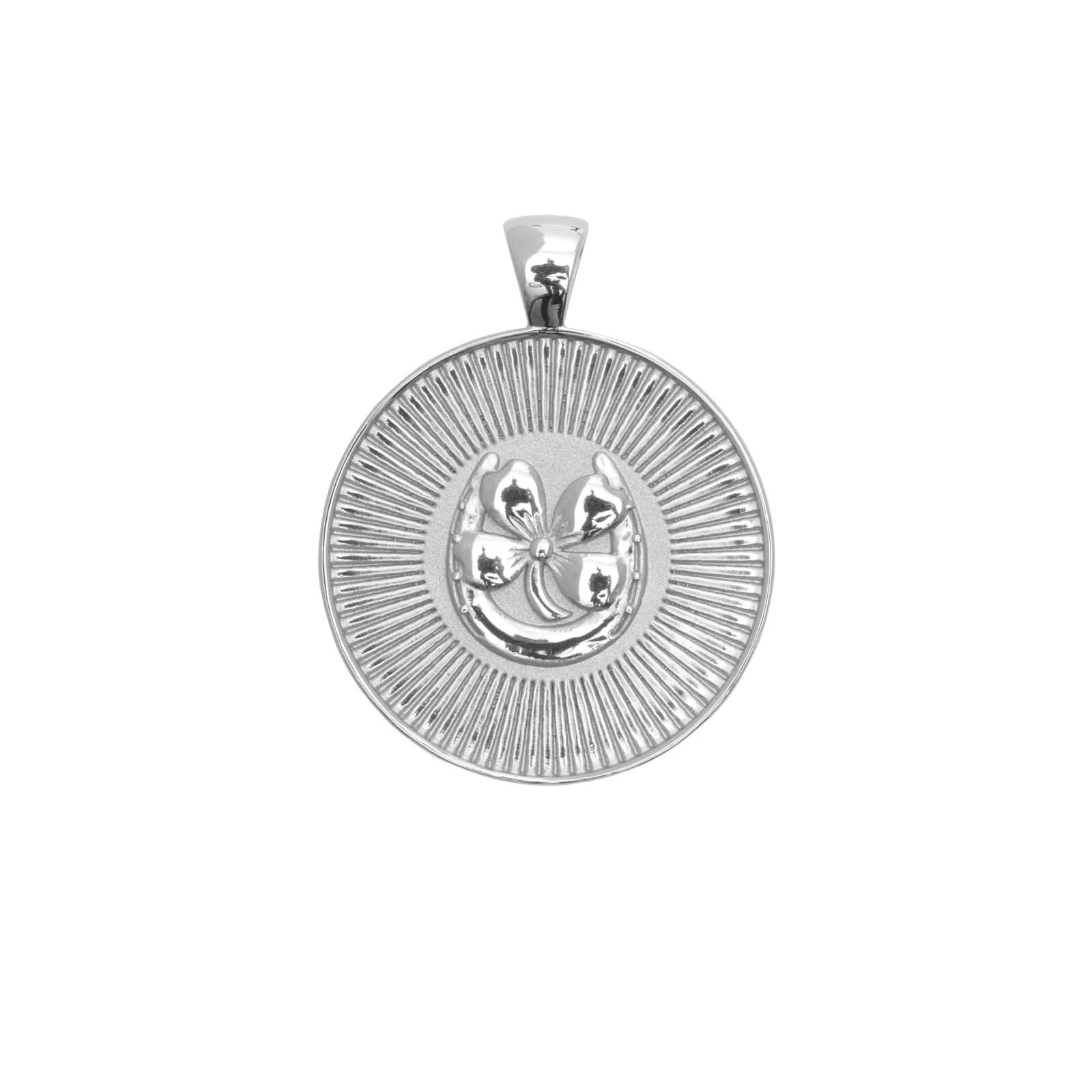 LUCKY JW Original Pendant Coin in Silver