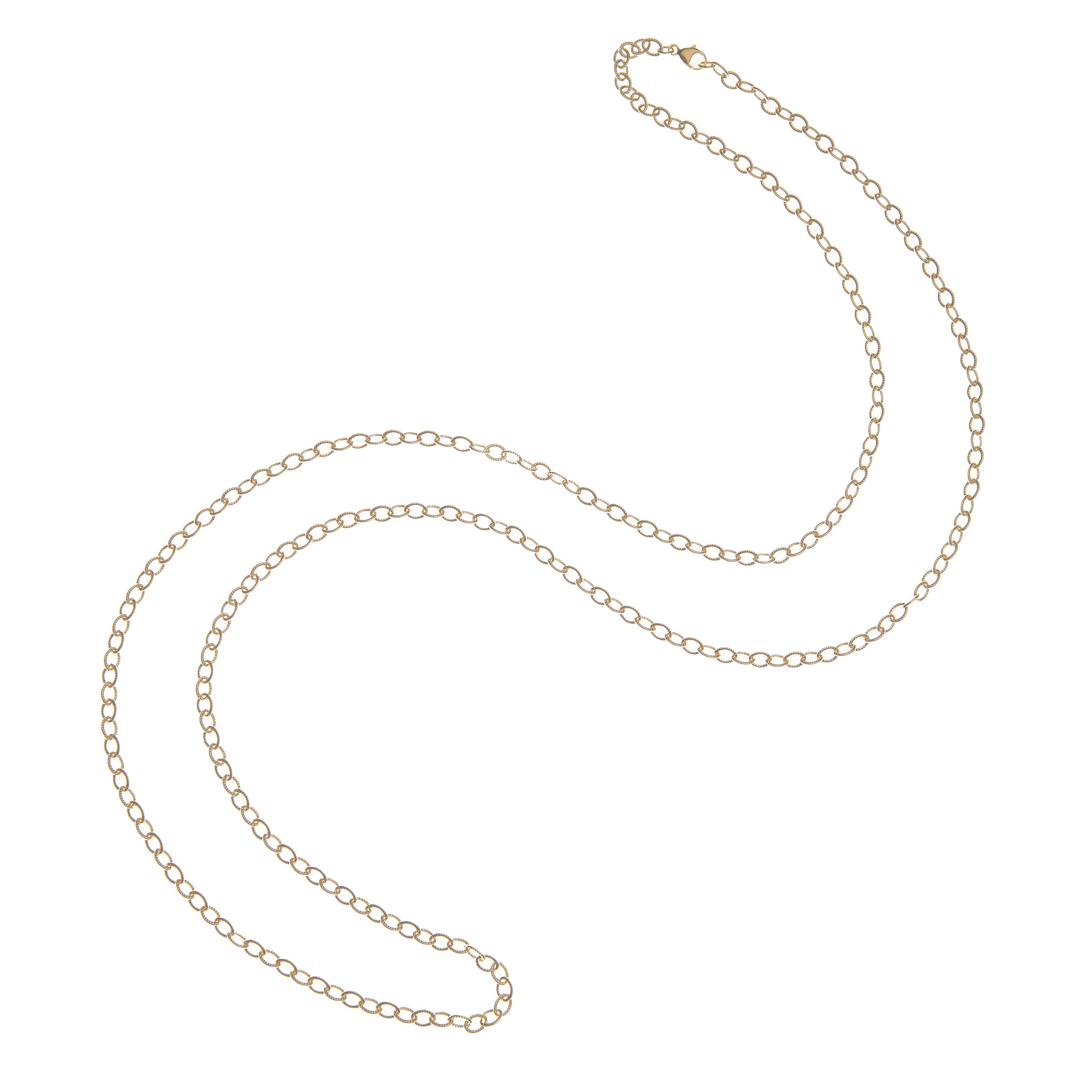 Mini Twist 32 inch Link Gold Plated Chain – Jane Win by Jane Winchester ...