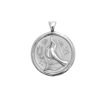 PEACE JW Original Pendant Coin in Silver SALE