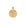 Gold Small Coin Pendant with Snake and French Gardez Bien (translation Guard Well)