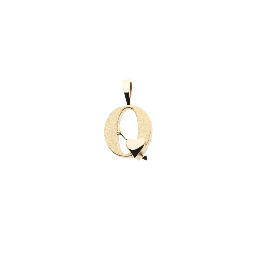 LOVE Letter Pendant in Solid Gold