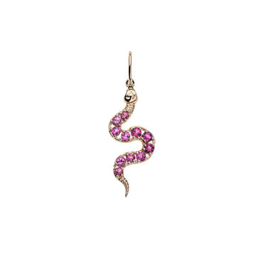 PROTECT Pink Tourmaline Snake in Solid Gold SALE