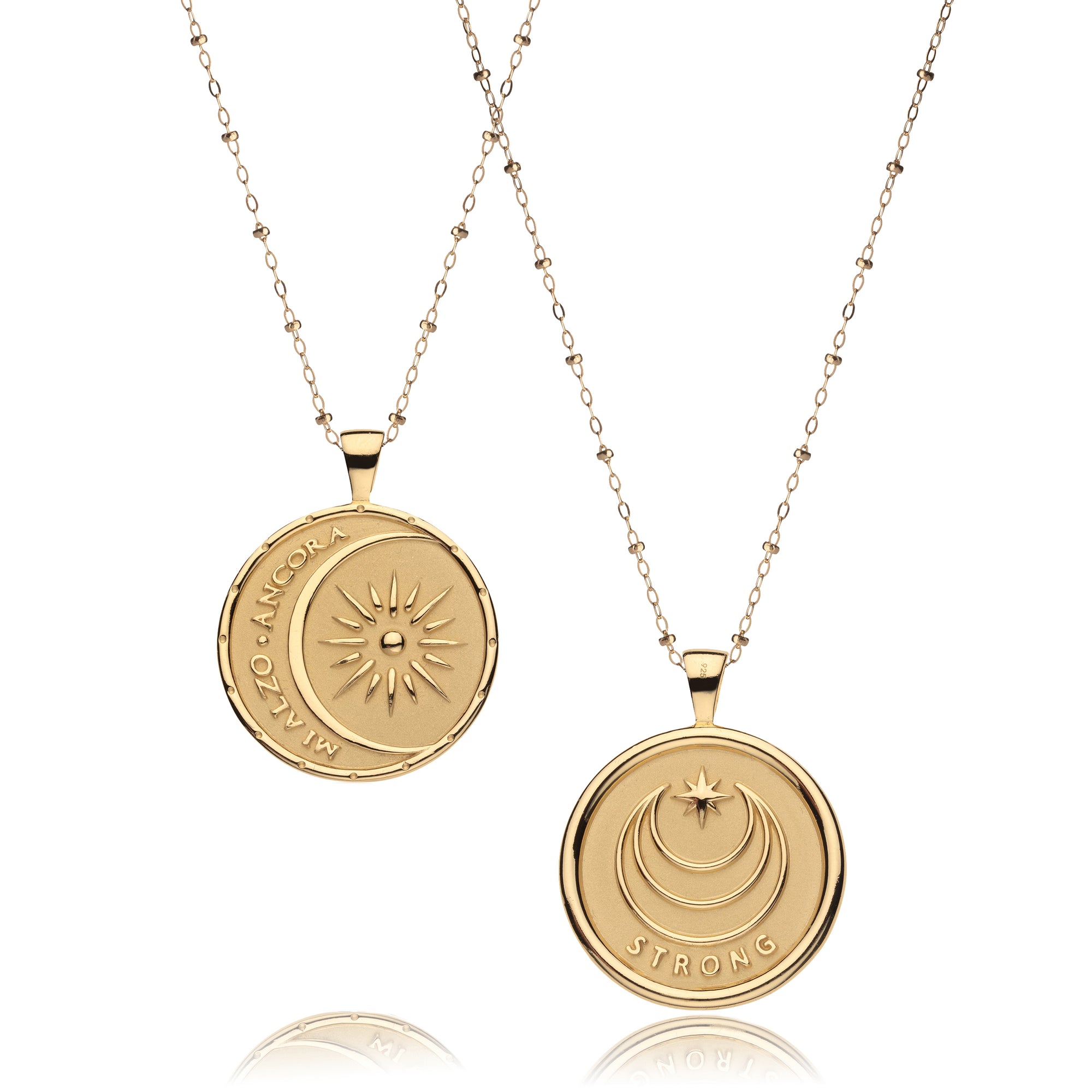 STRONG JW Original Pendant Coin (Mi Alzo Ancora)