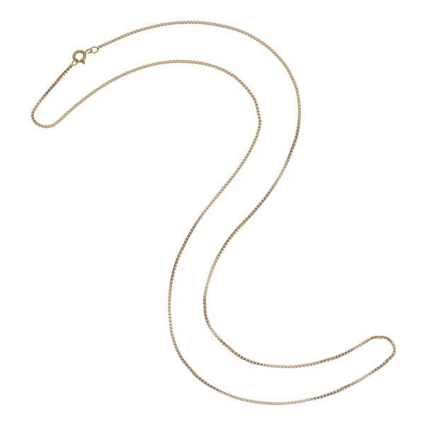 Classic 24 Inch Venetian Box Chain – Jane Win Jewelry