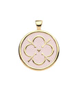 LOVE JW Original Pendant Coin in Pale Dogwood Enamel